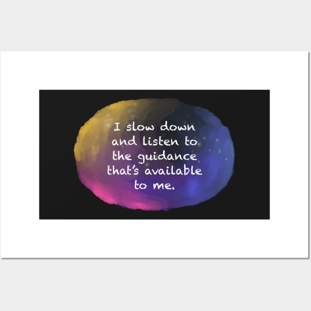 Inspirational affirmation Sticker Wall Art by ColorsHappiness